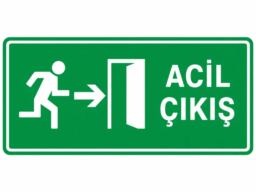 Acil Çıkış Levhası