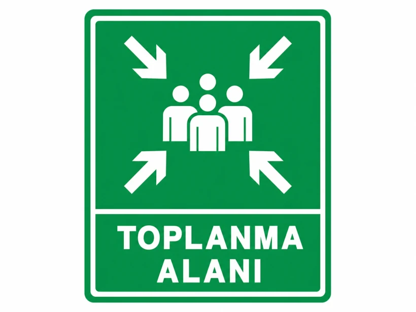 Toplanma Alanı Levhası